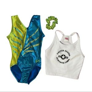 Girls Gymnastics GK Leotard NWT Adult XS